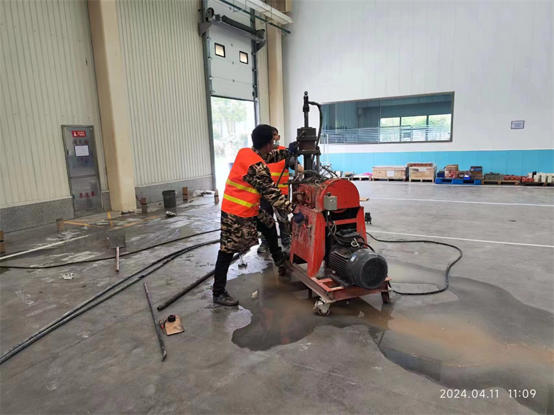 怀化厂房地面下沉塌陷注浆加固施工